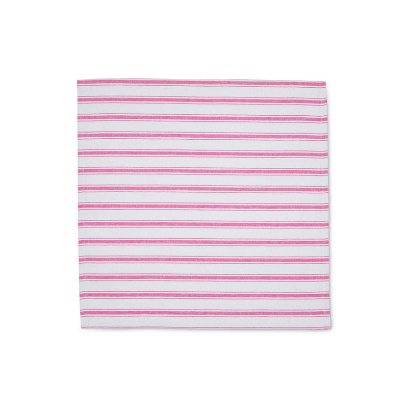 Stripe Set of 6 Napkins, W45 x L45cm, Punch Pink