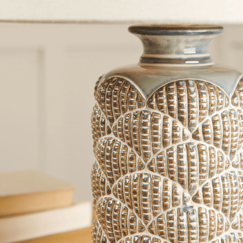 Dune Table Lamp, H42cm, Reactive Blue