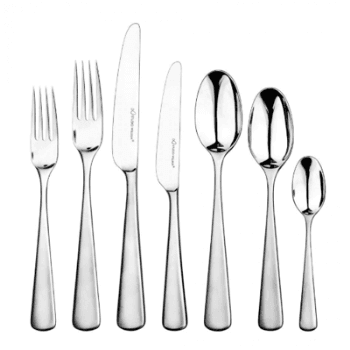 7 Piece Place Setting, Mahogany Satin