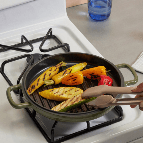 Image showing the Cast Iron Hot Grill, Sage product.