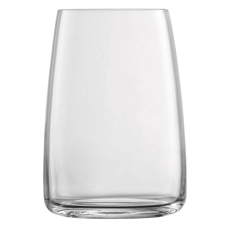 Vivid Senses Set of 4 Crystal Tumblers, 500ml, Clear
