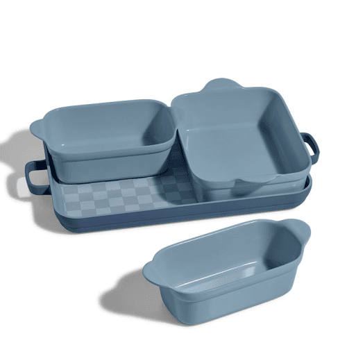 Image showing the Aluminium Bakeware Set, Blue Salt product.