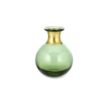 Miza Vase, H11cm, Green