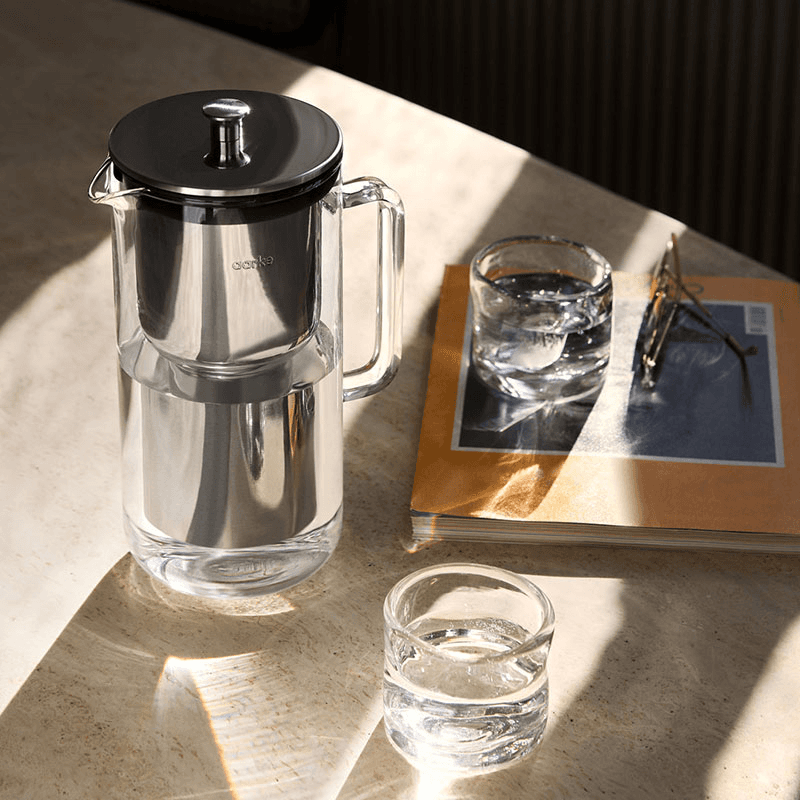 Glass Purifier Water Jug, 1.1L, Clear