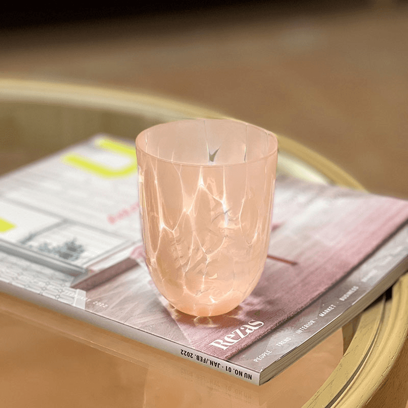 Big Confetti Set of 6 Tumblers, 200ml, Peach