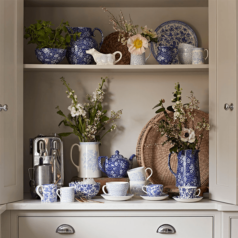 Calico Tankard Jug, 568ml, Blue