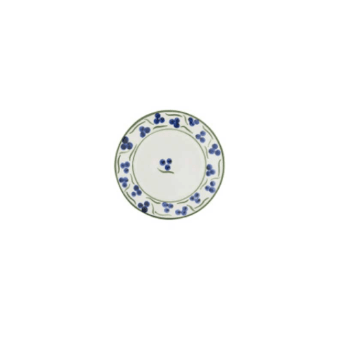 Image showing the Chintamani Ceramic Plate, small, Blue & Green product.