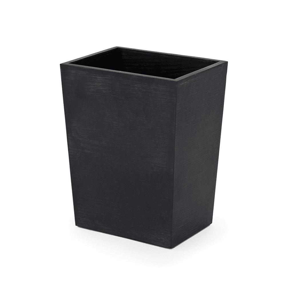 280 Mezza Rectangular bin, H28 x W22 x D16.5cm, Black