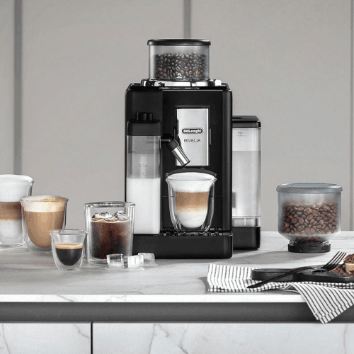 Image showing the Rivelia Bean to Cup Coffee Machine, Black product.