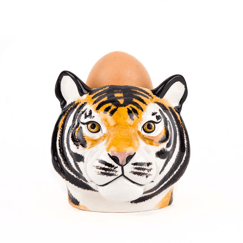 Tiger Egg Cup, H7.5cm, Orange