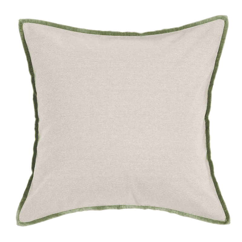 Jaipur Trim Cushion, 65 x 65cm, Jade