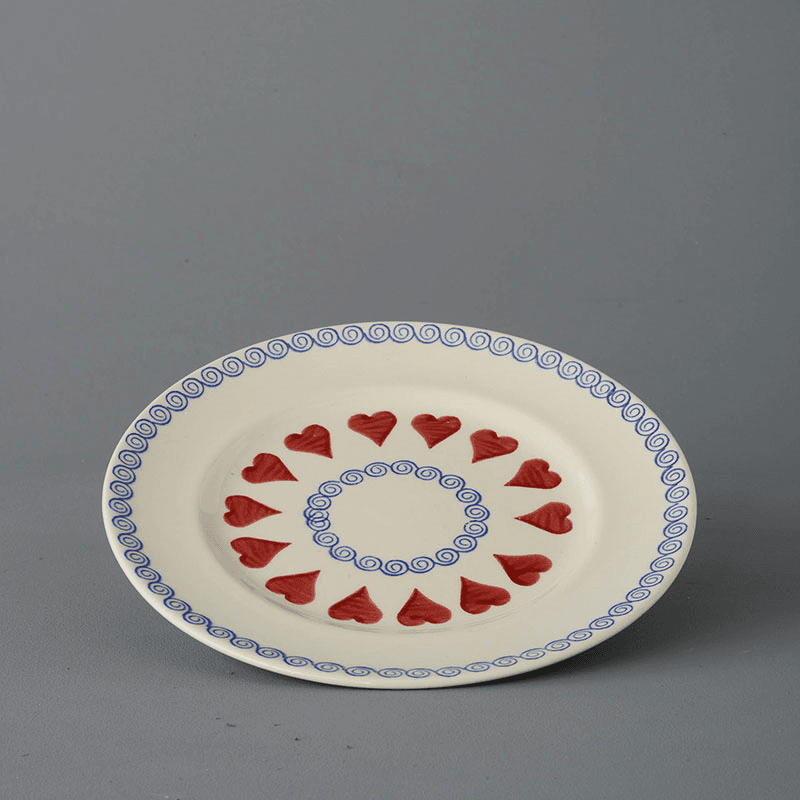 Hearts Plate, 25cm