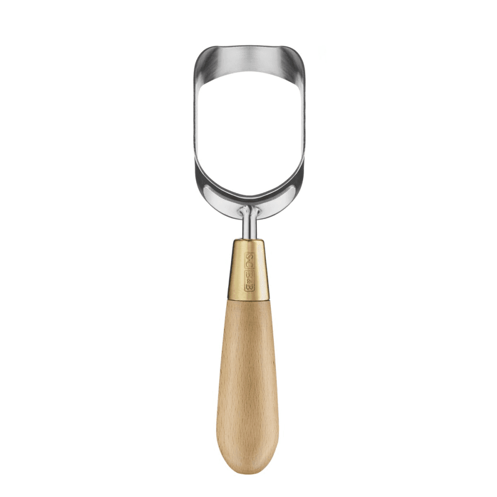 Boxed Ergo Hoe, Silver/Natural/Brass