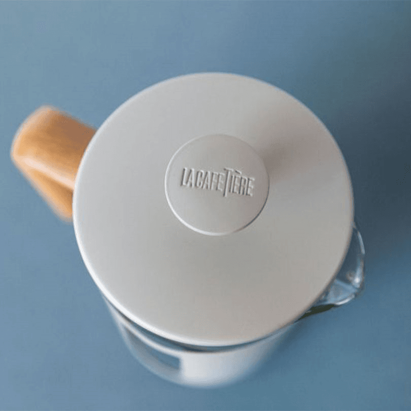Pisa Stainless Steel Cafetière, 8 Cup, Latte