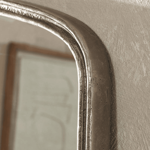 Image showing the Penrose Mantle Mirror, 110cm, Dark Silver product.
