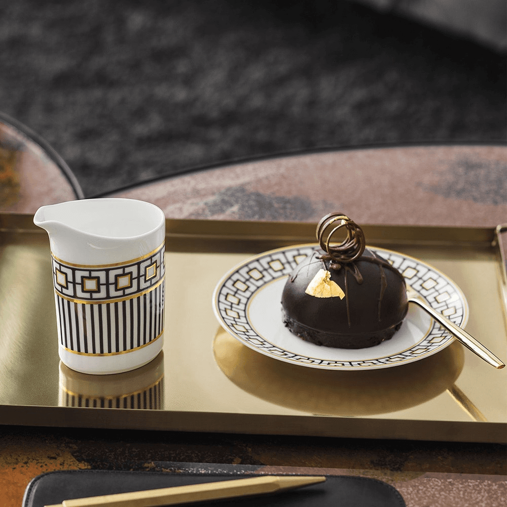 MetroChic Bread plate, D16cm, Gold/Multi