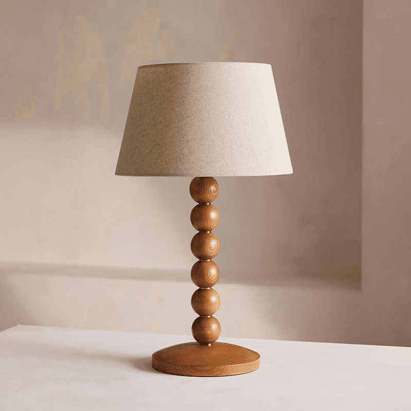 Bead Table Lamp, H61cm, White