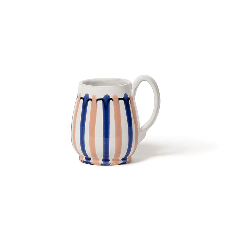 Drip Mug, 250ml, Blue and Pink