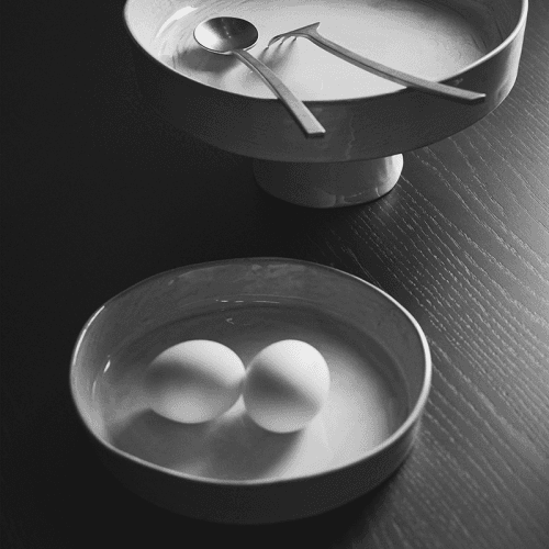 Image showing the La Mère Set of 2 Deep Plates, D23cm, Off White product.