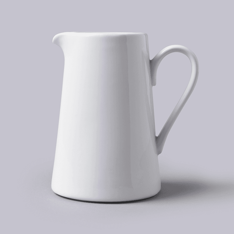 Victorian Jug, 650ml, White