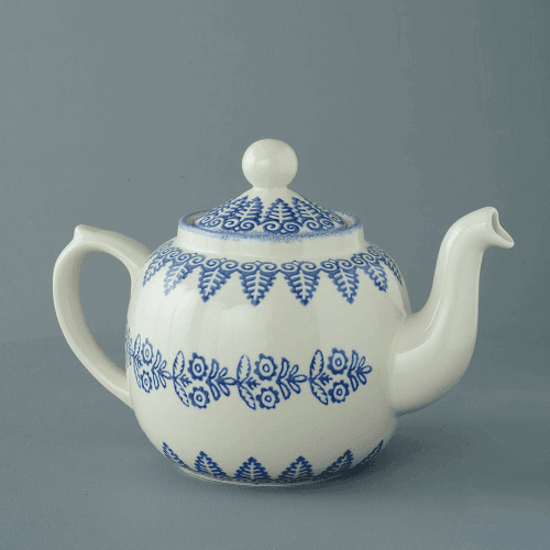 Image showing the Lacey Blue Teapot, 750ml product.