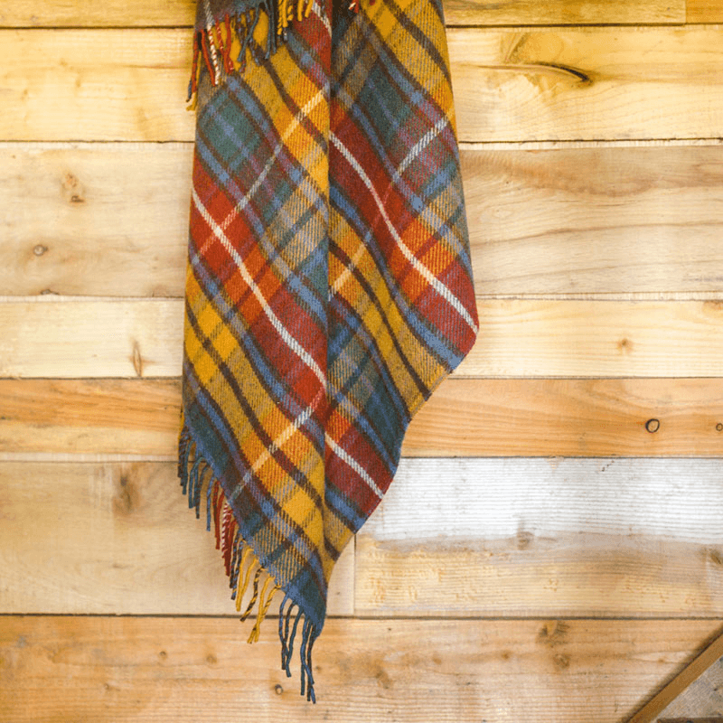 Tartan Throw, 150 x 183cm, Antique Buchanan