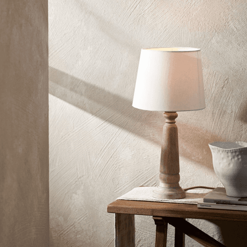 Image showing the Elliot Table Lamp, H31cm, Natural product.