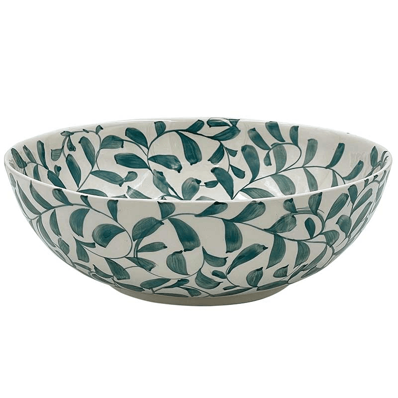 Scroll Salad Bowl, D28cm, Green