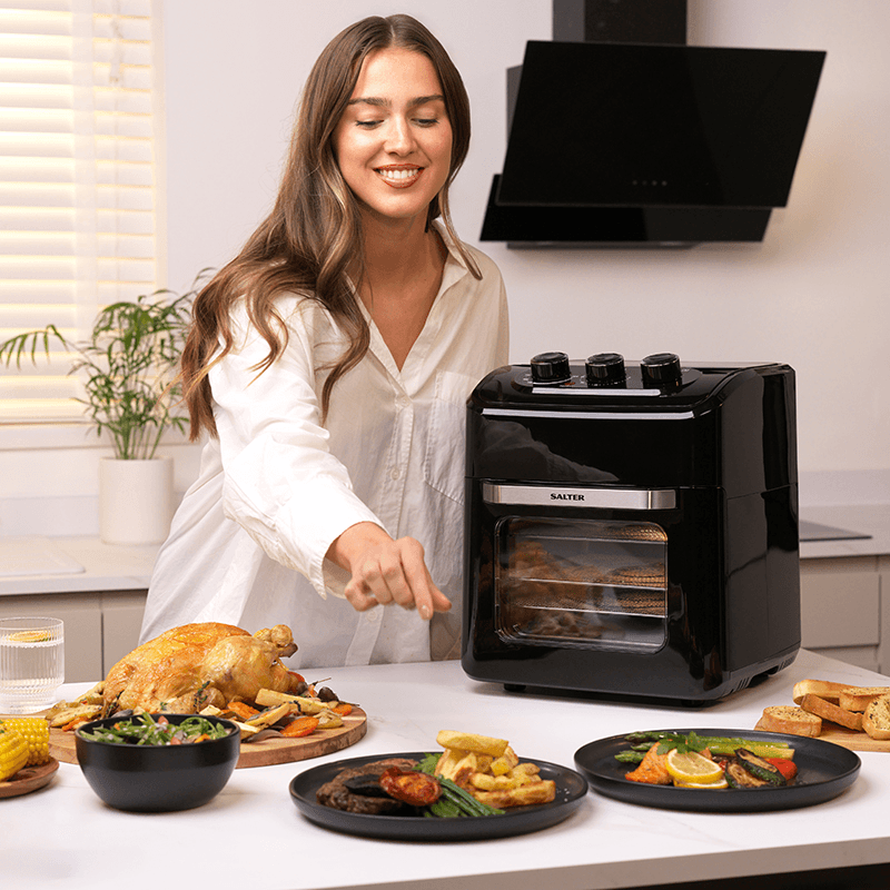 Manual Air Fryer Oven, 12L, Black
