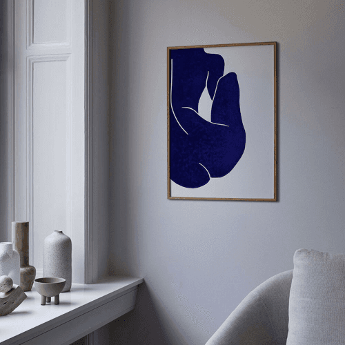 Image showing the Linocut II Art Print, 50 x 70cm product.