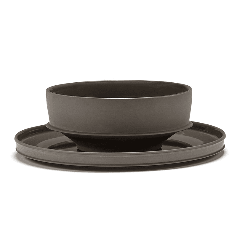 Dune Dinner Plate, D28cm, Slate