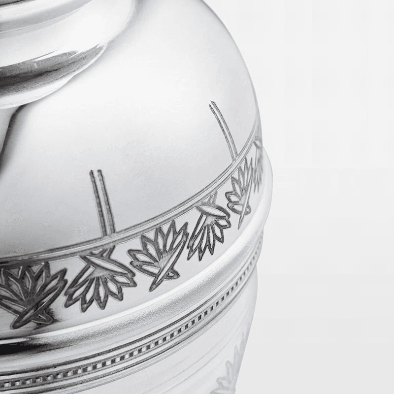 Rochester Engraved Silver Cocktail Shaker, H24cm, Silver