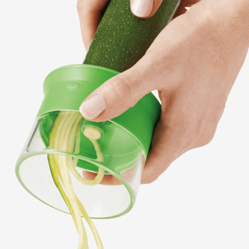 Hand-held spiralizer