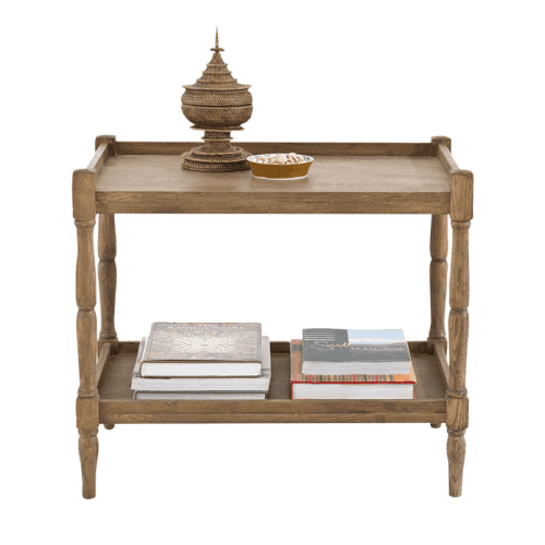 Radnor Sofa side table, Large, Weathered Oak