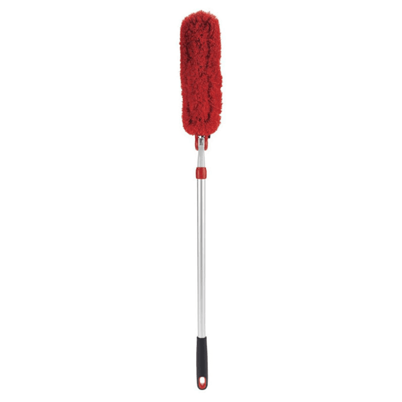 Microfibre extendable duster, red