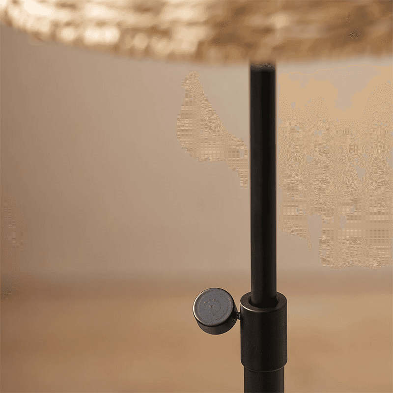 Burford Adjustable Floor Lamp, H130cm, Black