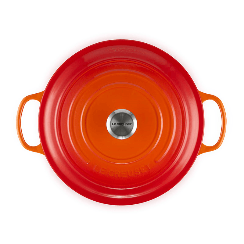 Cast Iron Round Casserole, 30cm, Volcanic
