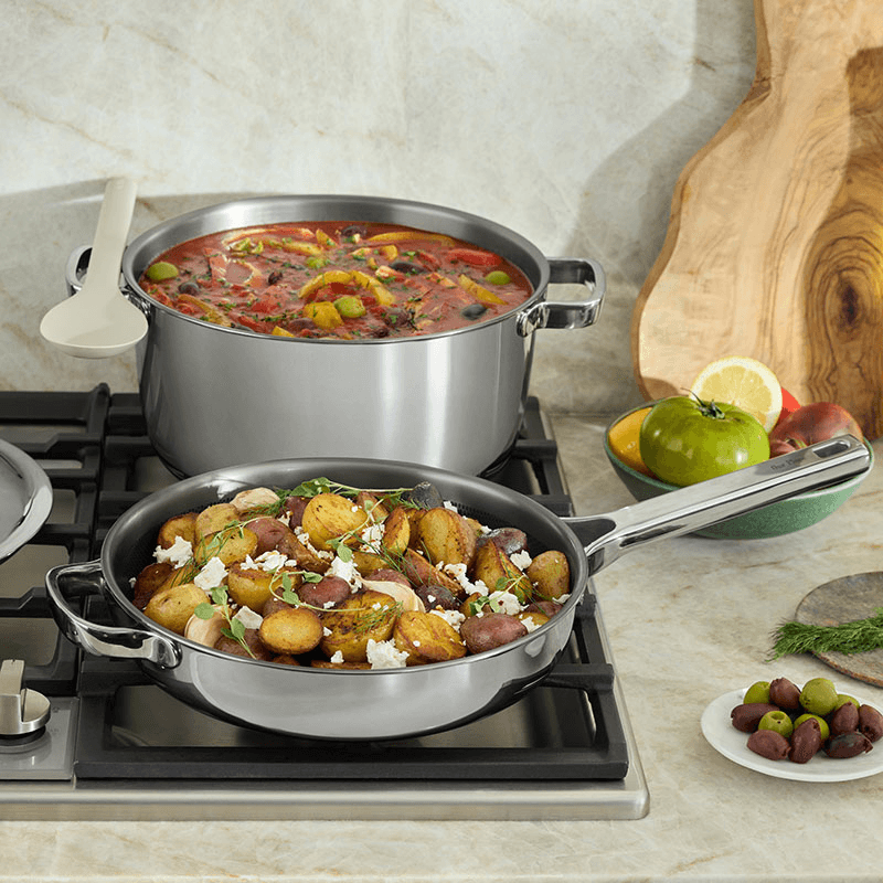 Titanium Pro Cookware Duo, Chrome