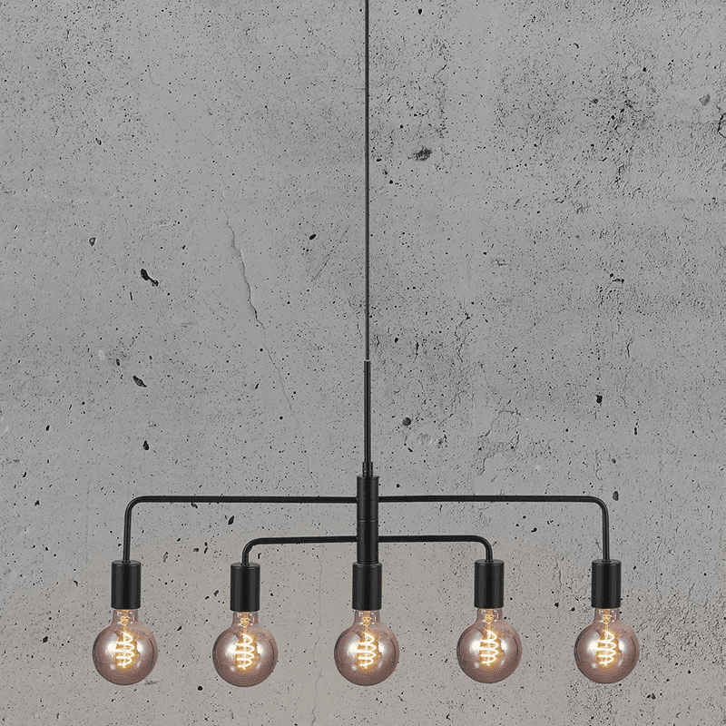 Gloom Pendant, H74.cm, Black