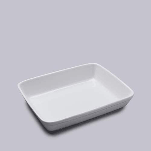 Image showing the Large Lasagne Rectangular Oven Dish, White product.