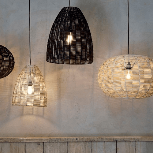 Noko Wicker Pendant, D47cm, Natural