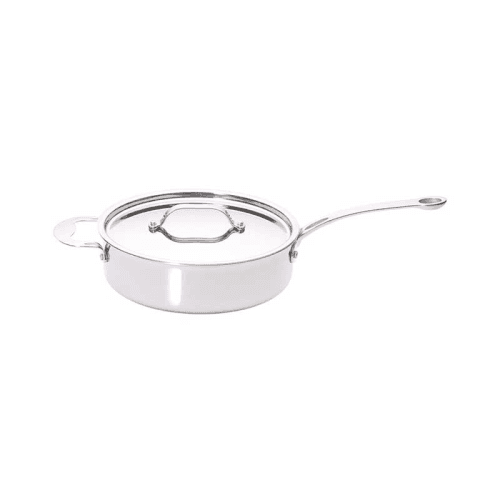 Image showing the Tri-Ply, 24cm Saute Pan, Stainless Steel product.