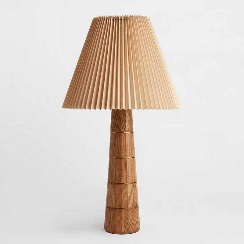 Facet Table Lamp, H70cm, Silver