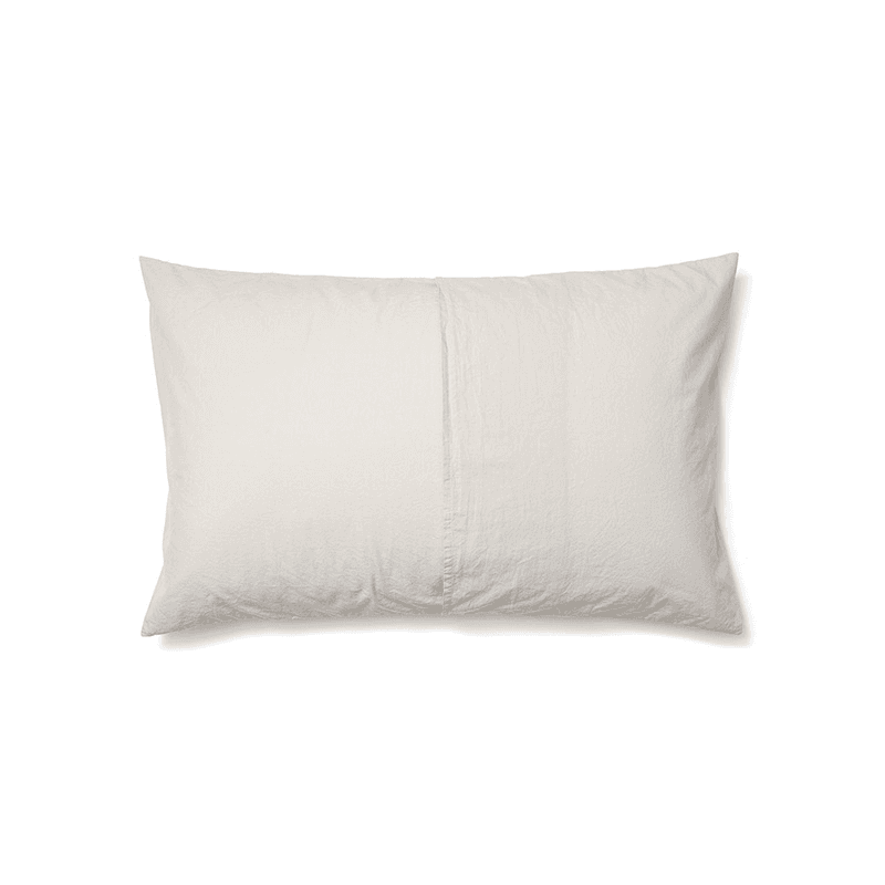 Relaxed Cotton Pair of Standard Pillowcases, Clay