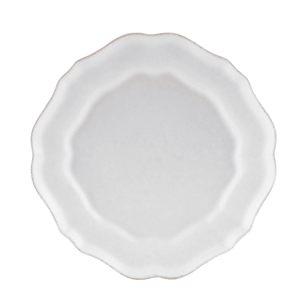 Impressions Set of 6 salad plates, 22cm, white