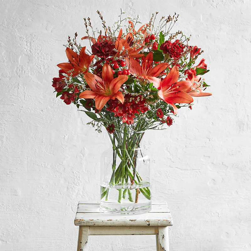 Classic 12 Month Flower Subscription and Bespoke Vase