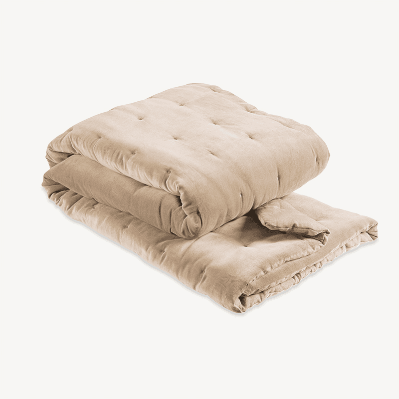 Jaipur Bedspread, 220 x 200cm, Hazelnut