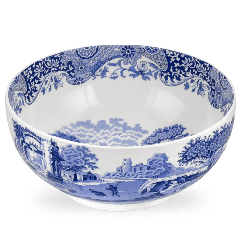 Image showing the Blue Italian Round bowl, 27.5cm product.