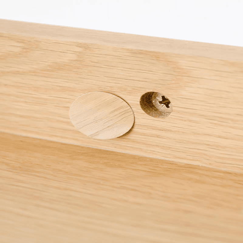 Platform 2 Shelf, H38 x W100cm, Oak