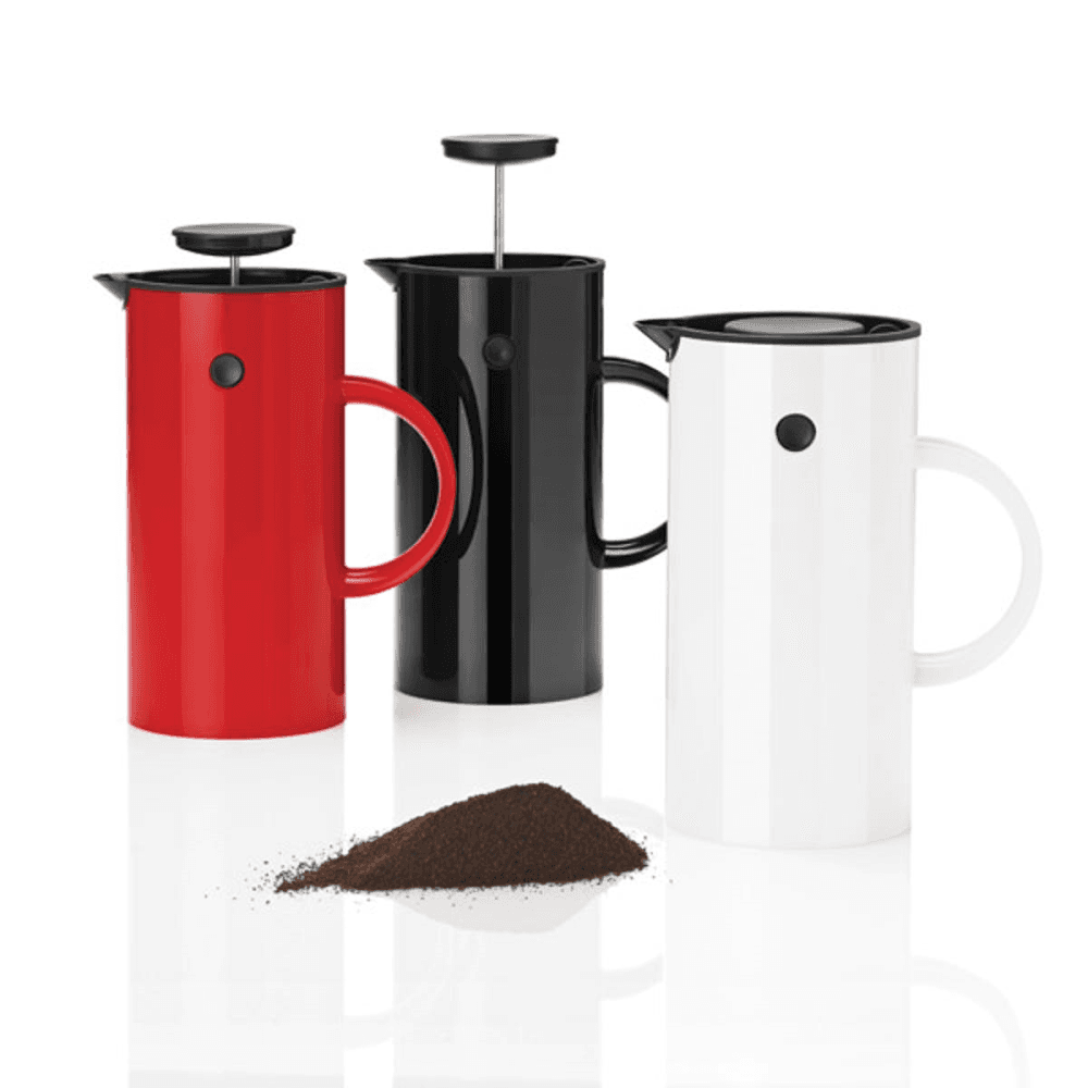 EM by Erik Magnussen French press coffee maker, H21cm - 1 litre, White